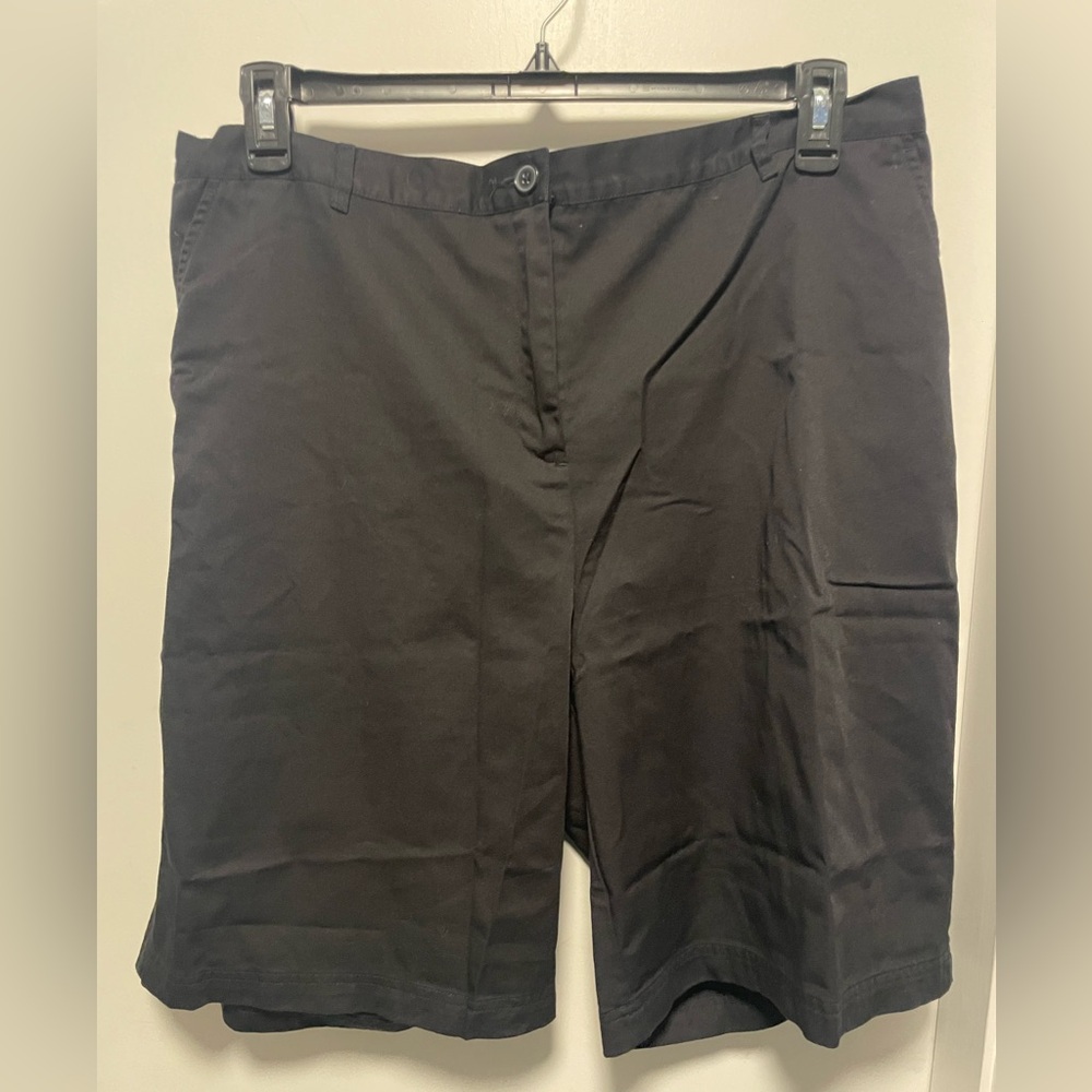 Lands' End Classic Black Shorts